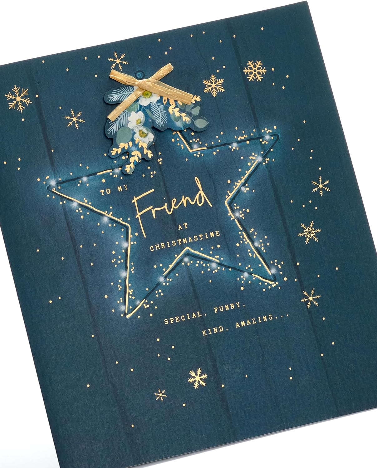 Special, Funny, Kind, Amazing Friend Christmas Card