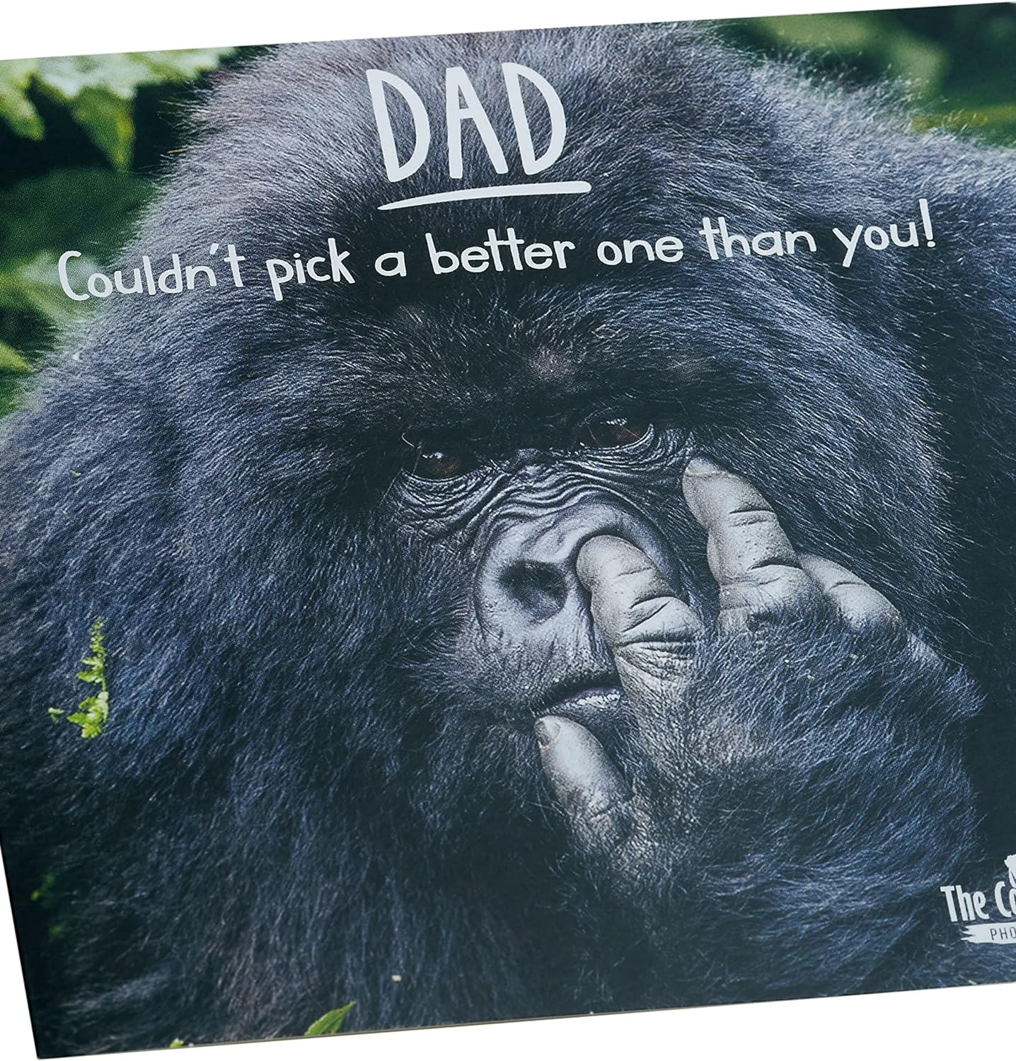 Funny Gorilla Design Dad Father's Day Card