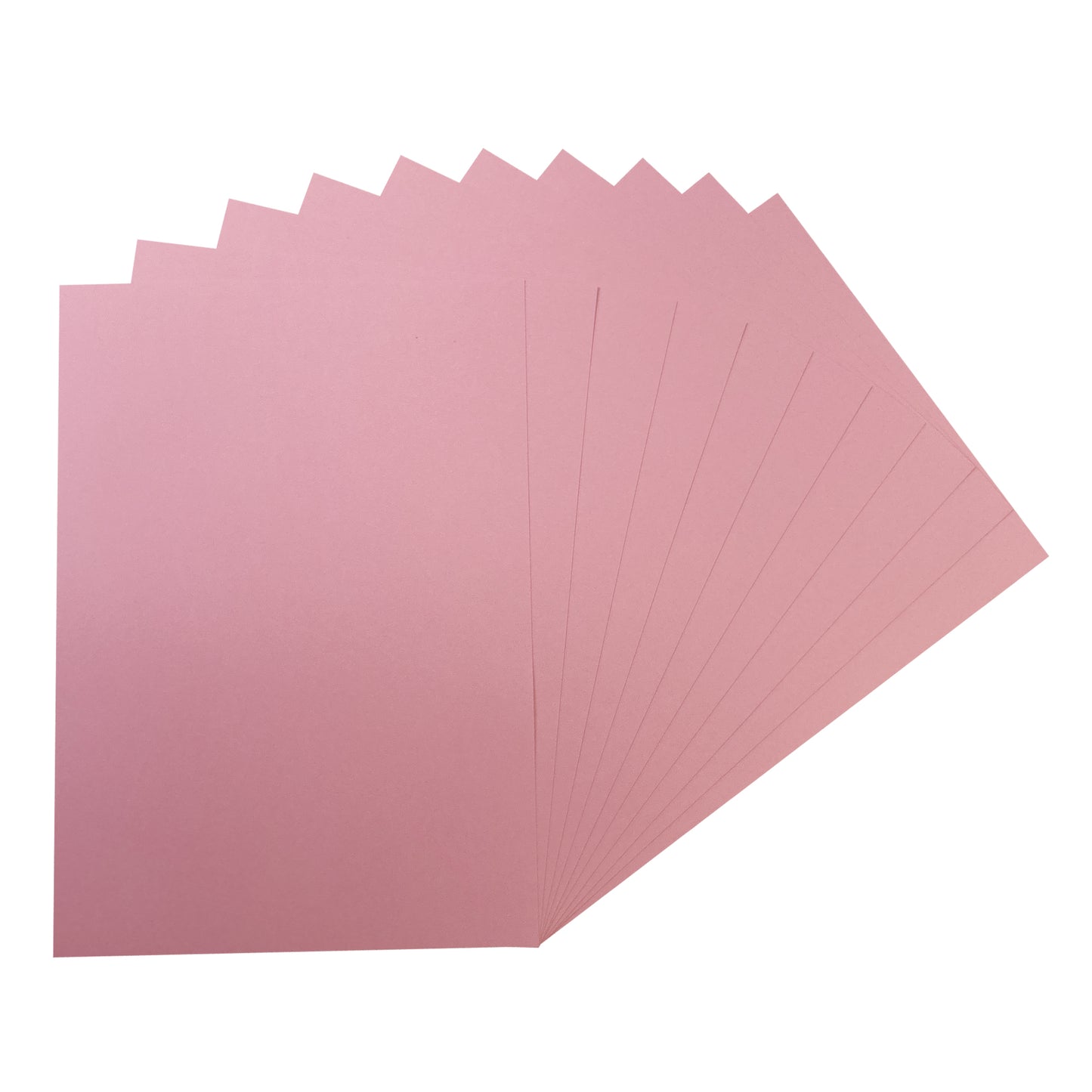 Pack of 500 A5 Pink Coloured Card 160gsm Sheets