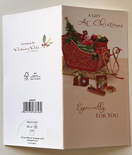 Traditional Christmas Money Wallet Card