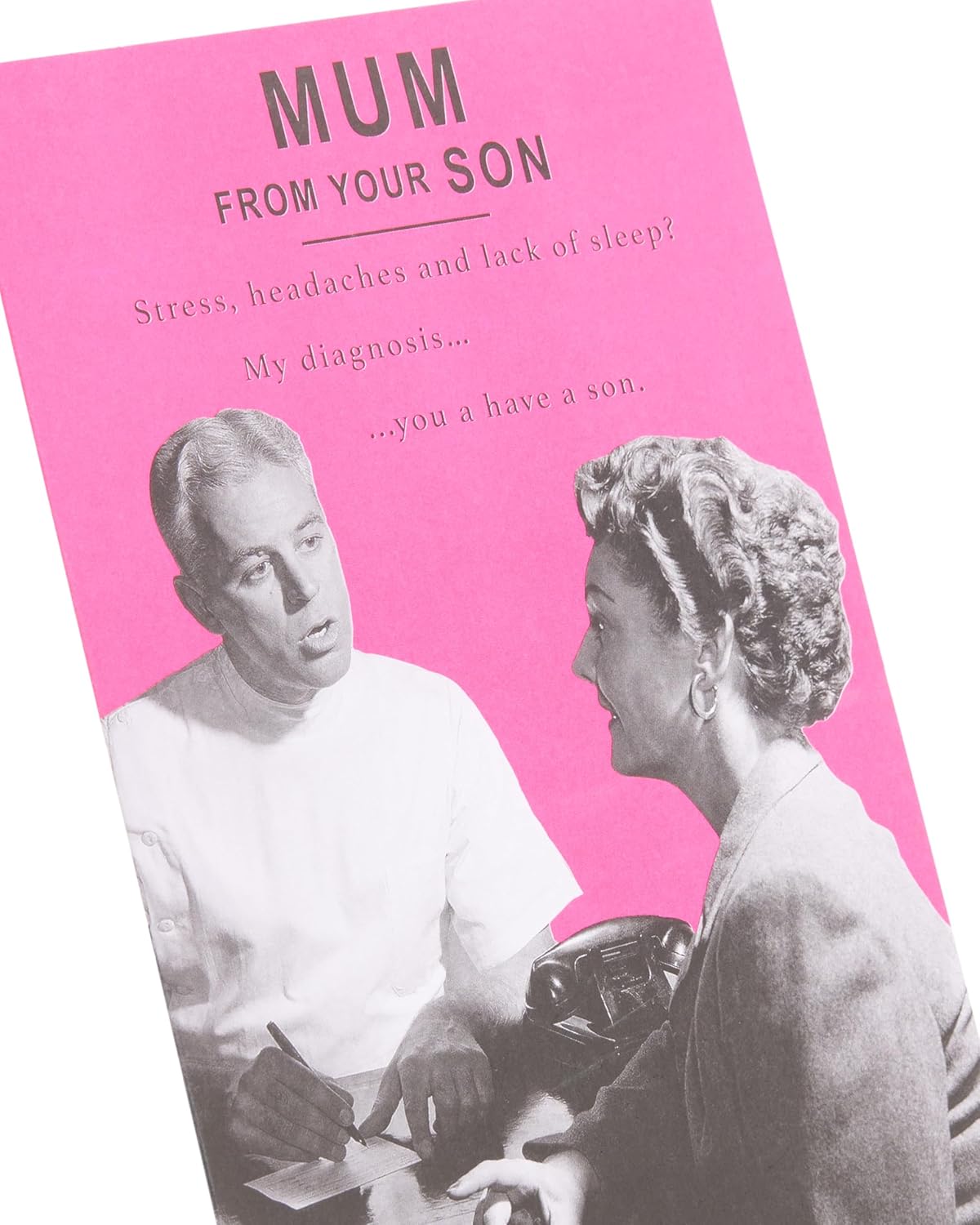 Funny Design for Mum From Your Son Mother's Day Card