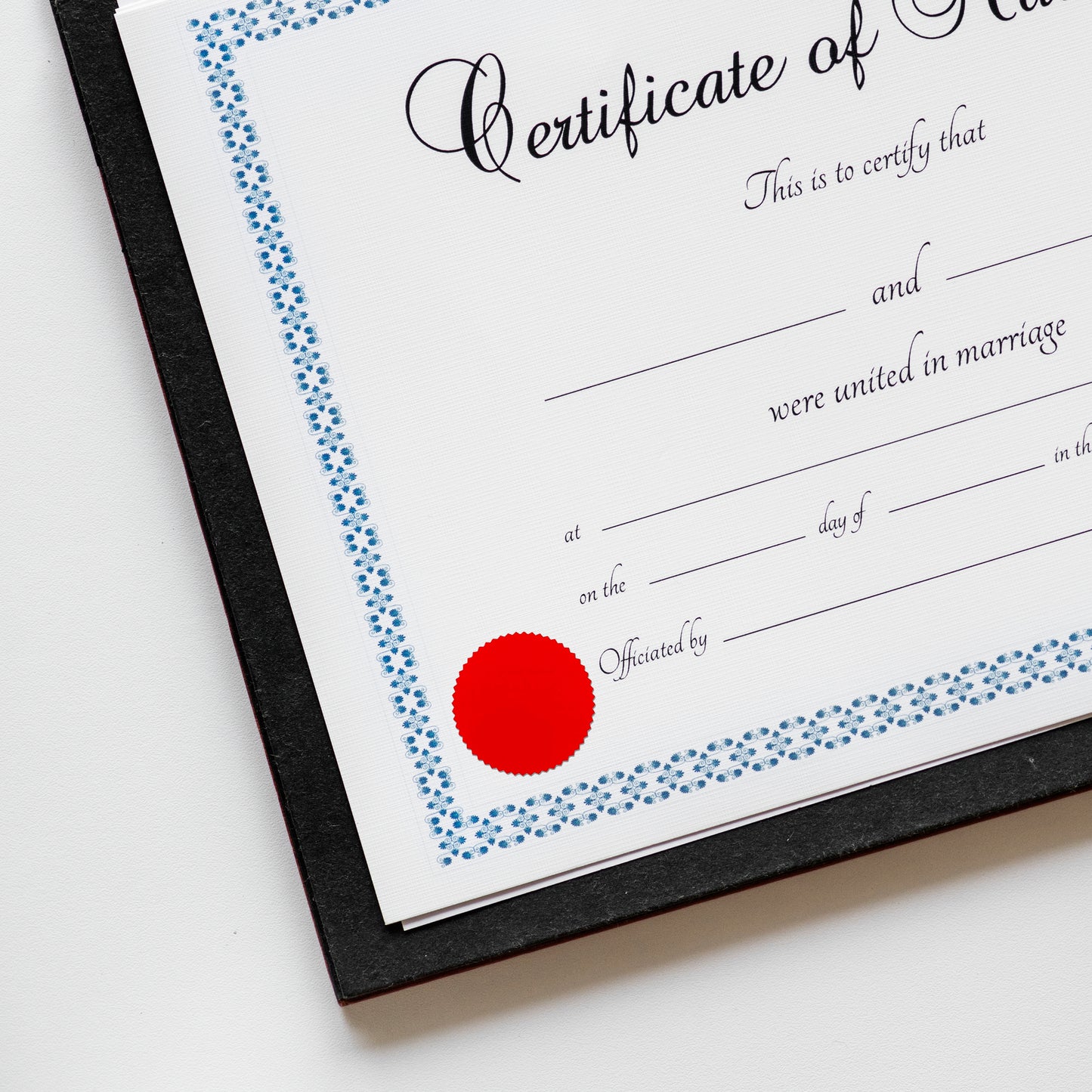 Pack of 72 Red Company Seal Labels 50mm