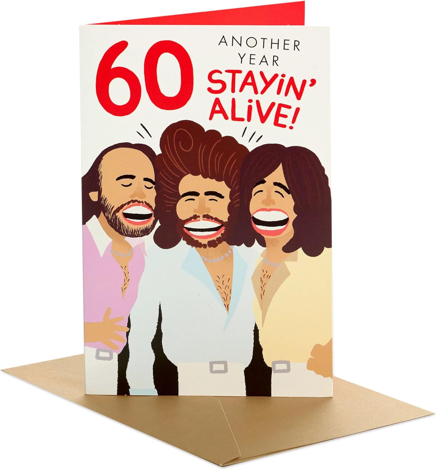 BeeGees Design 60th Birthday Card