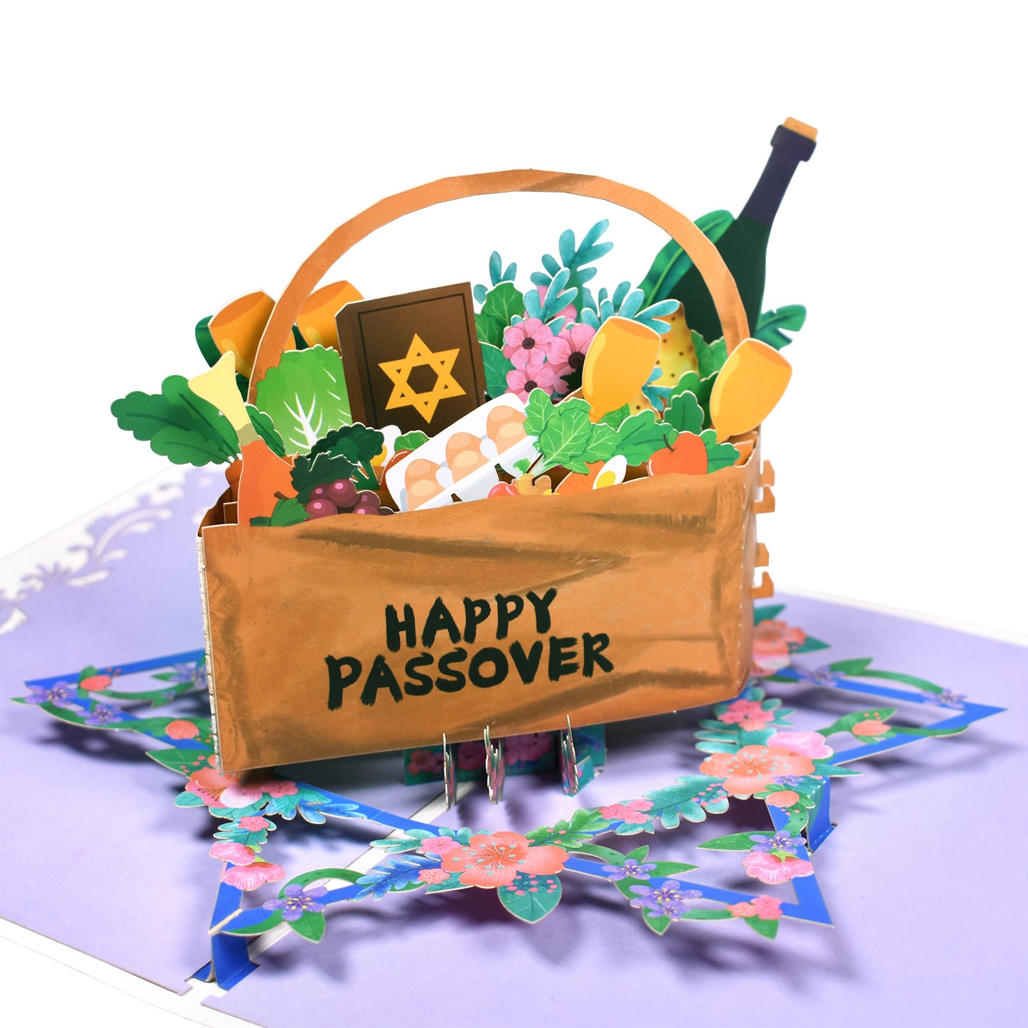 Happy Passover 3D Pop Up Congratulations Greeting Card