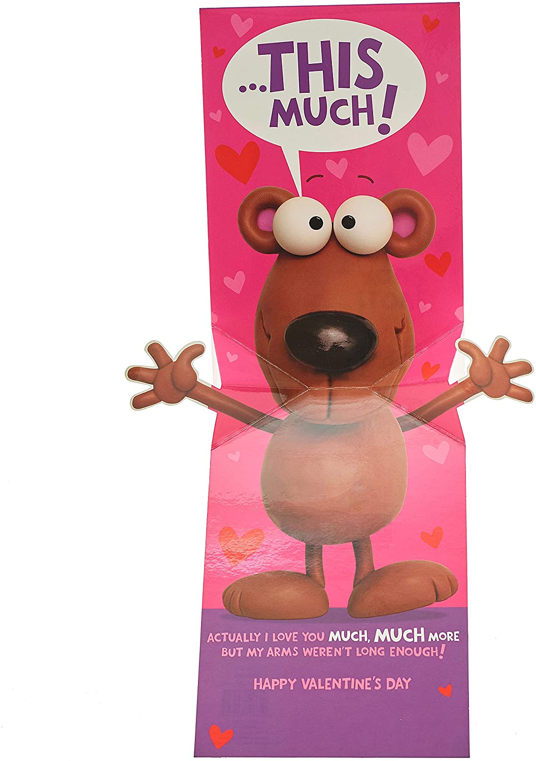 Cartoon Pop-Up Valentine's Day Card