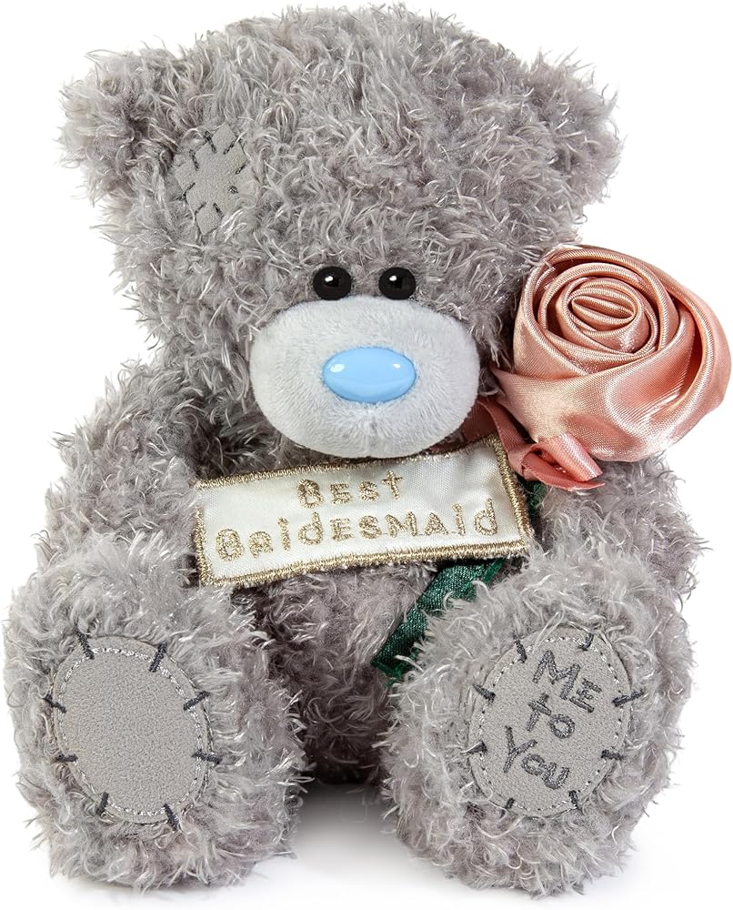 Me to You Best Bridesmaid 15cm Plush Bear Wedding Day Bridesmaid Gift Official Collection
