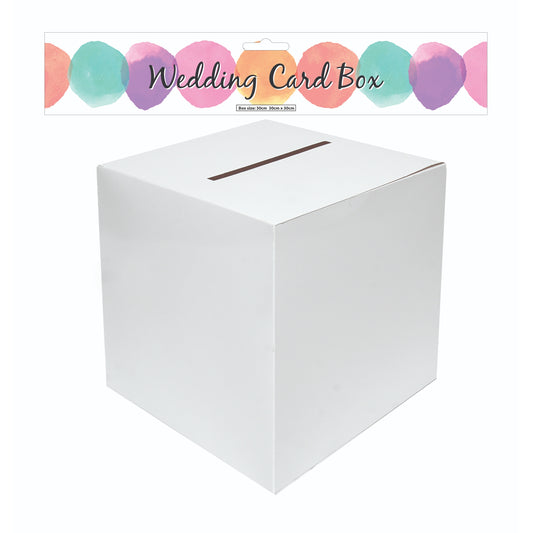White Wedding Card Boxes 30cms x 30cms x 30cms