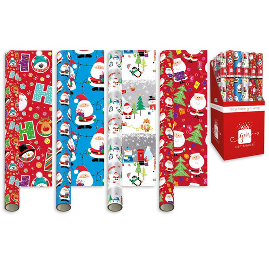 Single 7m Christmas Cute Design Gift Wrap