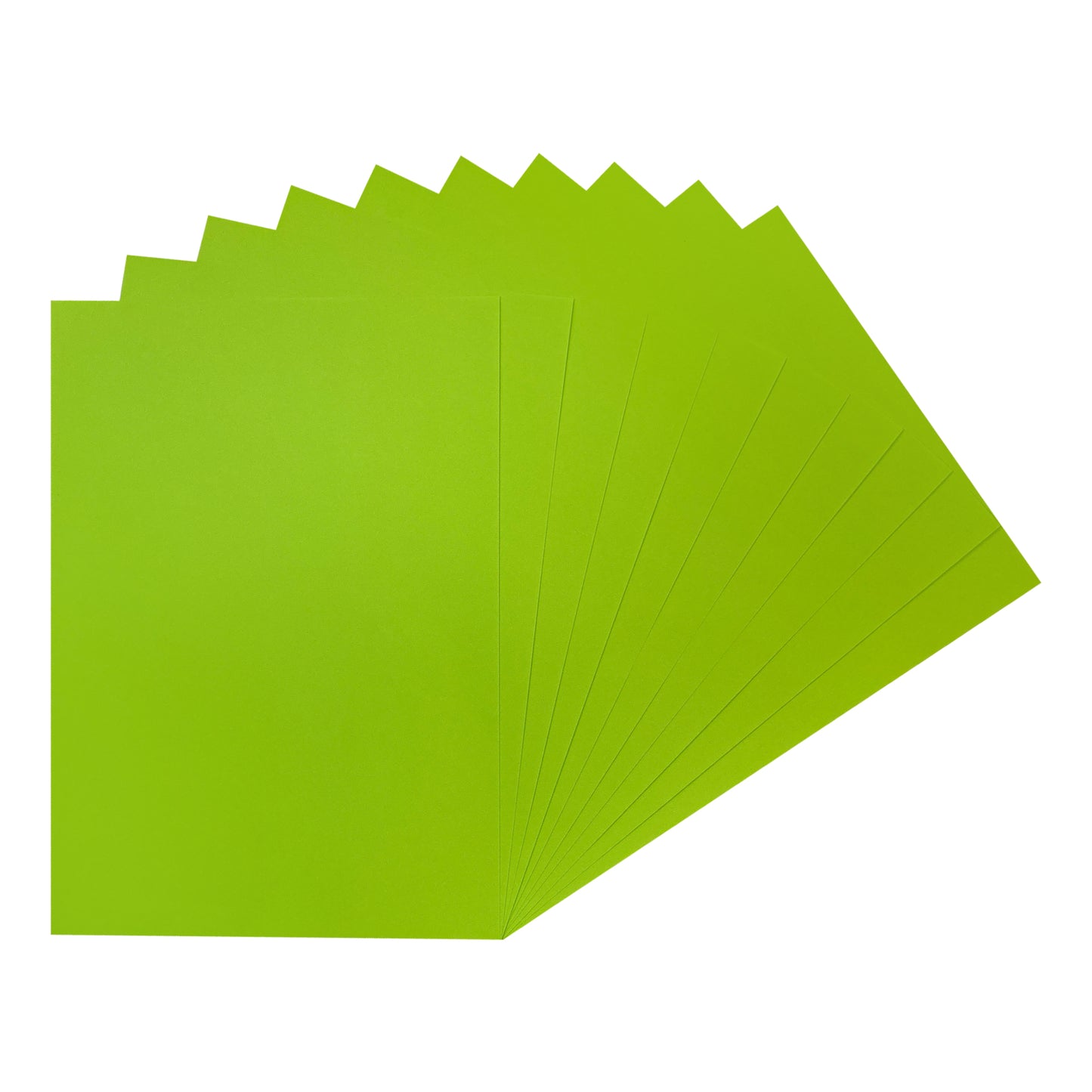 Pack of 1000 A4 Fluorescent Green Coloured Paper 75gsm Sheets