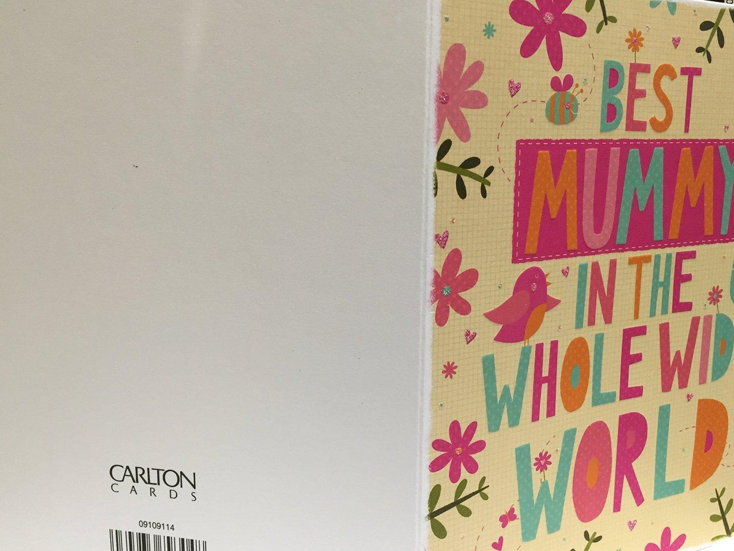 Best Mummy In The Whole Wide World Mother's Day Card