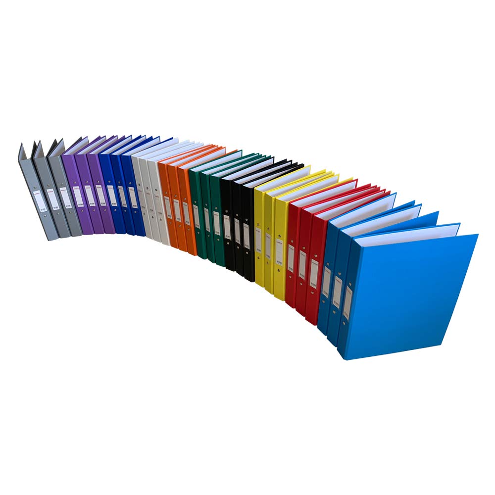 A4 Purple Paper Over Board Ring Binder by Janrax