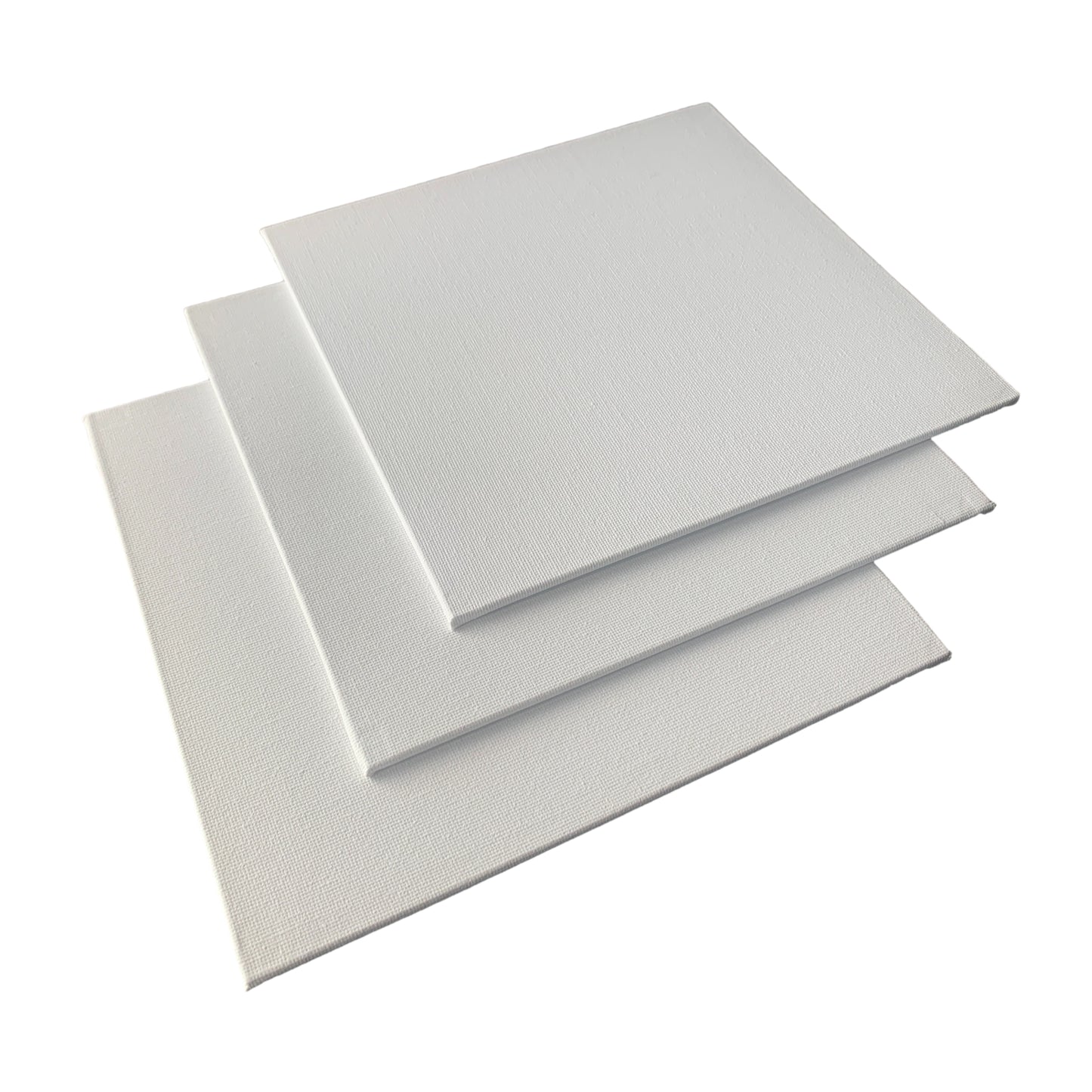 20x20cm Blank White Flat Stretched Board Art Canvas By Janrax