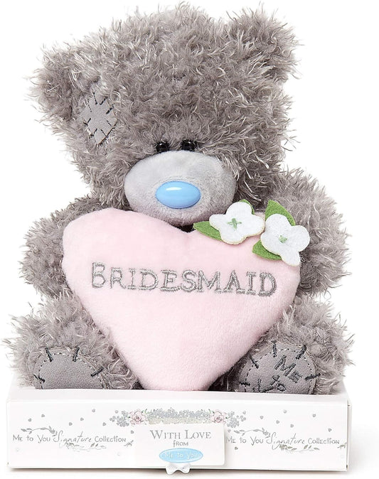 Bridesmaid Love Heart Tatty Teddy Bear