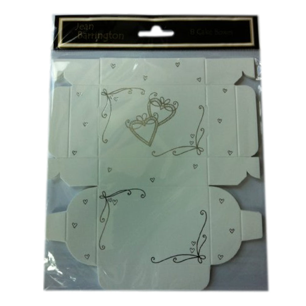 Pack of 8 Quality Cake Favour Boxes (Various Designs) MADE IN THE UK