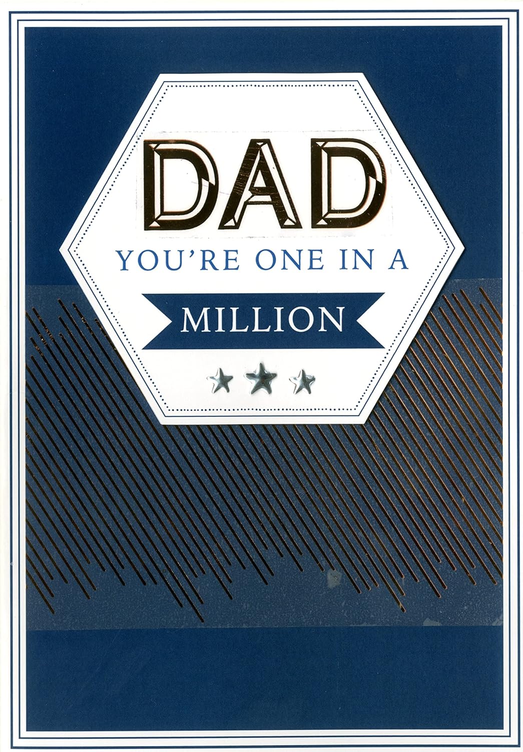 You're One in A Million Dad Father's Day Card
