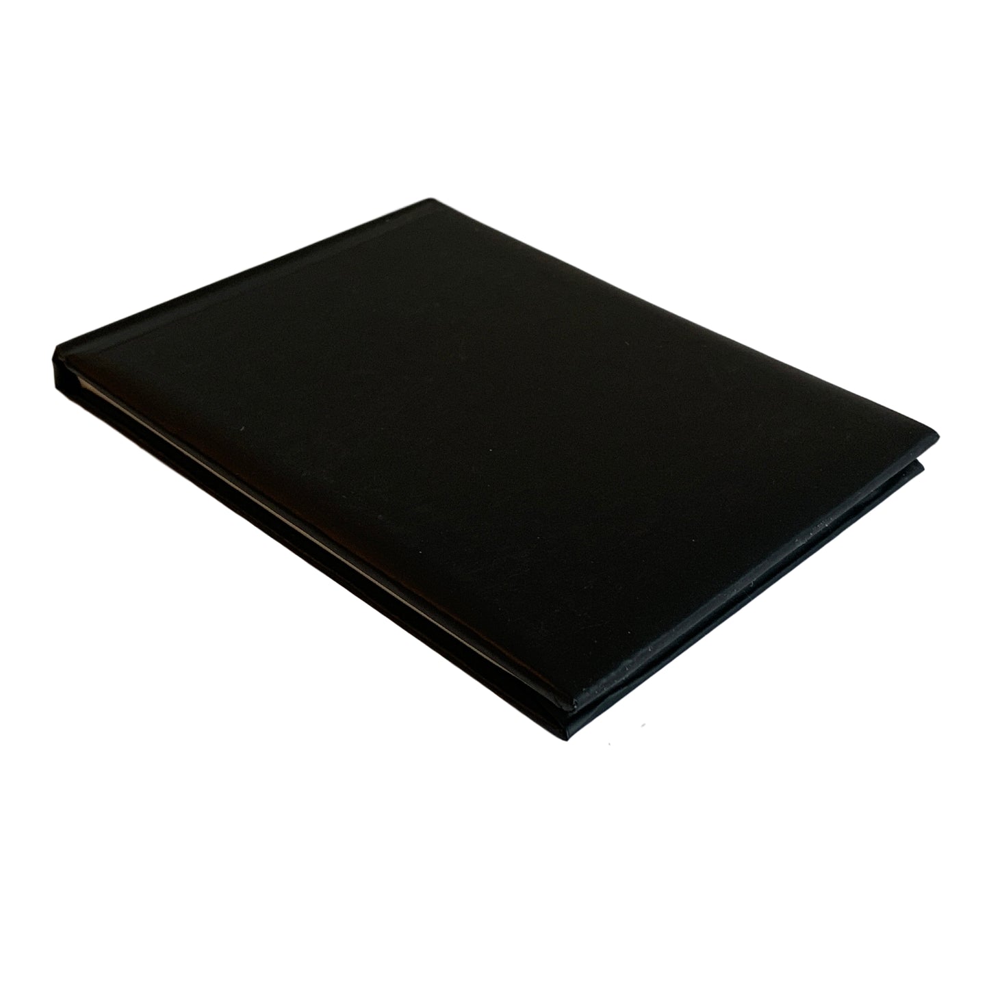 Plain Cover Black Autograph Book by Janrax - Signature End of Term School Leavers