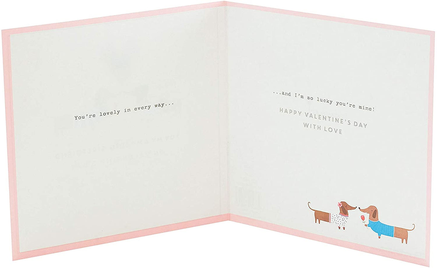 Amazing Girlfriend Cute Sausage Dog Valentine's Day Card