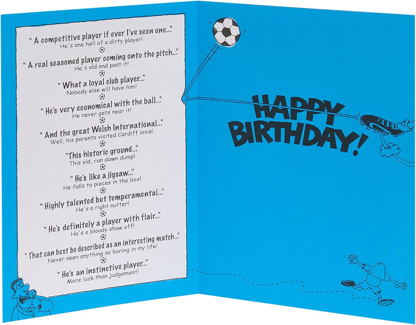 Football Design Birthday Card