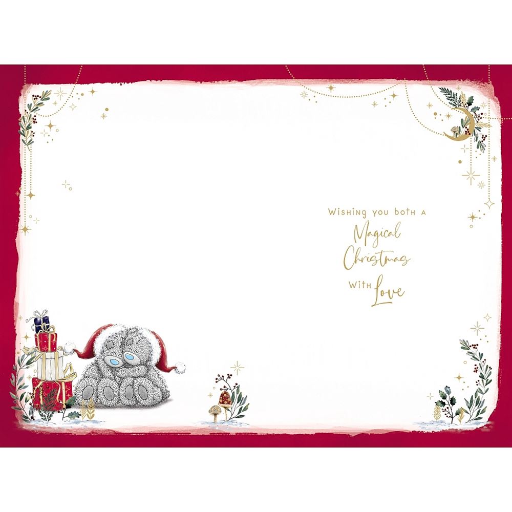 Bears Dancing Son And Partner Christmas Card