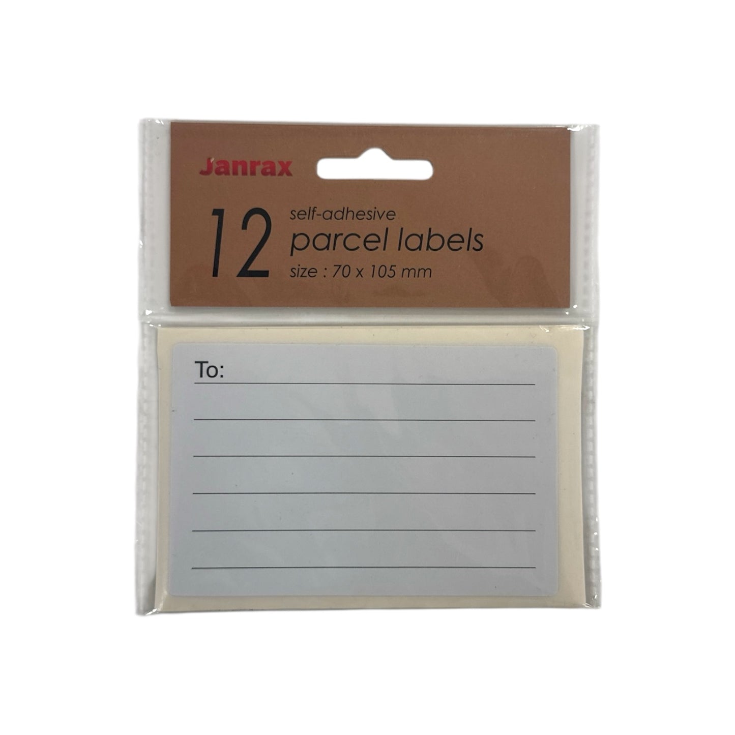 Pack of 72 Self Adhesive Parcel Labels 70x105mm
