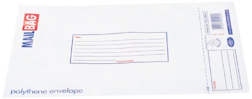 Pack of 25 Small Polythene Mail Bags 16 x 23cm