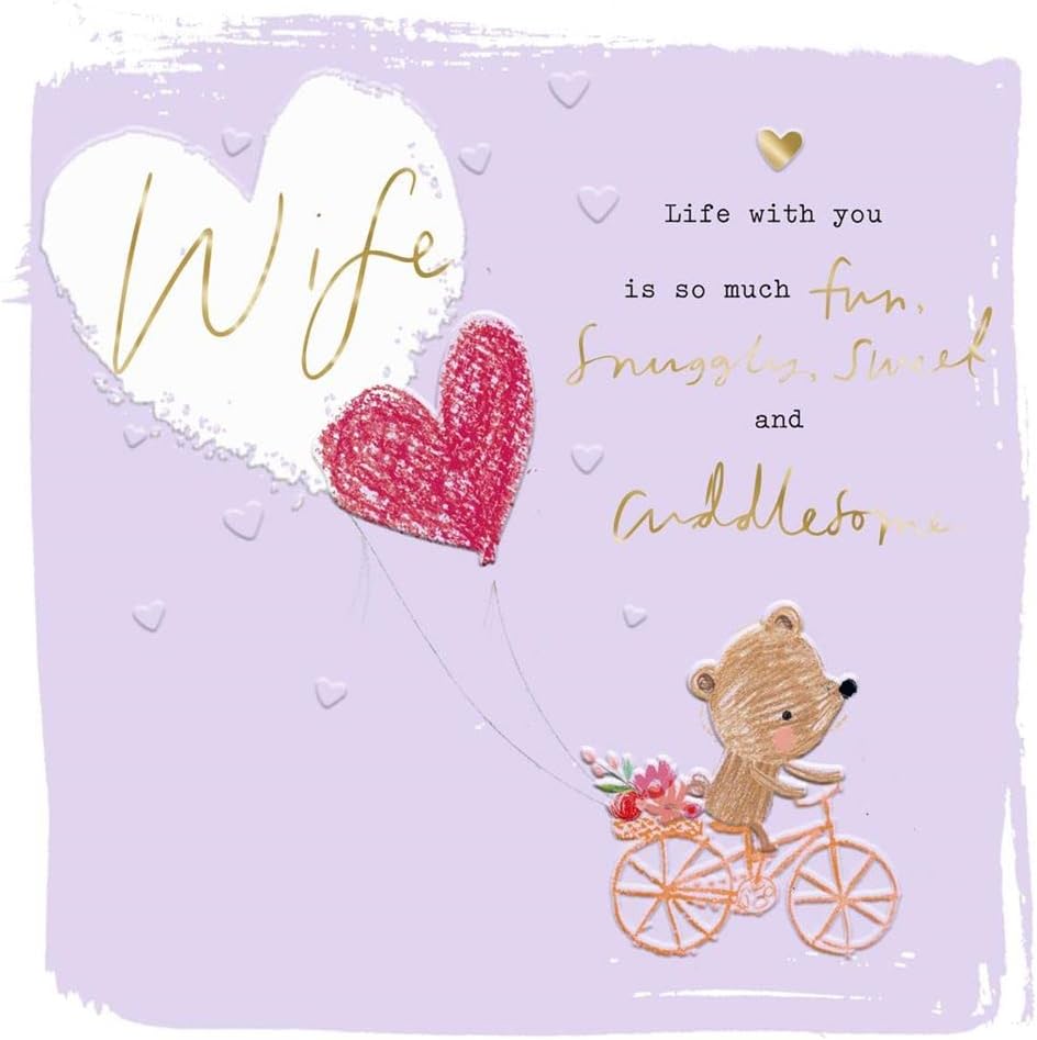Life with You is so Much Fun Wife Valentine's Day Card