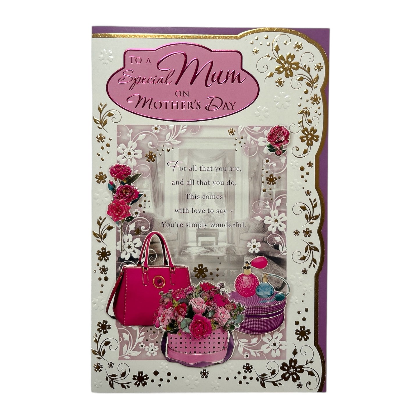 To A Special Mum Simply Wonderful Mother's Day Card