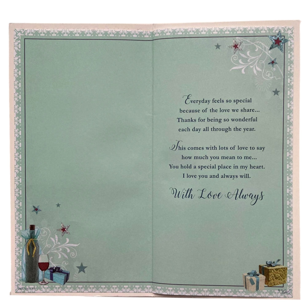 Sensations Happy Birthday to My Boyfriend With Love Soft Whispers Card