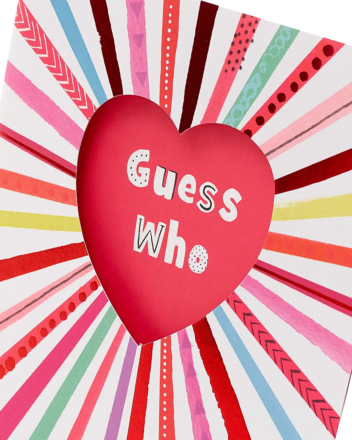Secret Admirer Guess Who? Valentine's Day Card