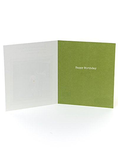 Birthday Waving at Trains vintage Photo Humour Design Card