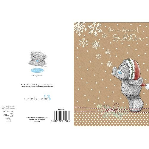 Special Brother Me to You Bear Christmas Card