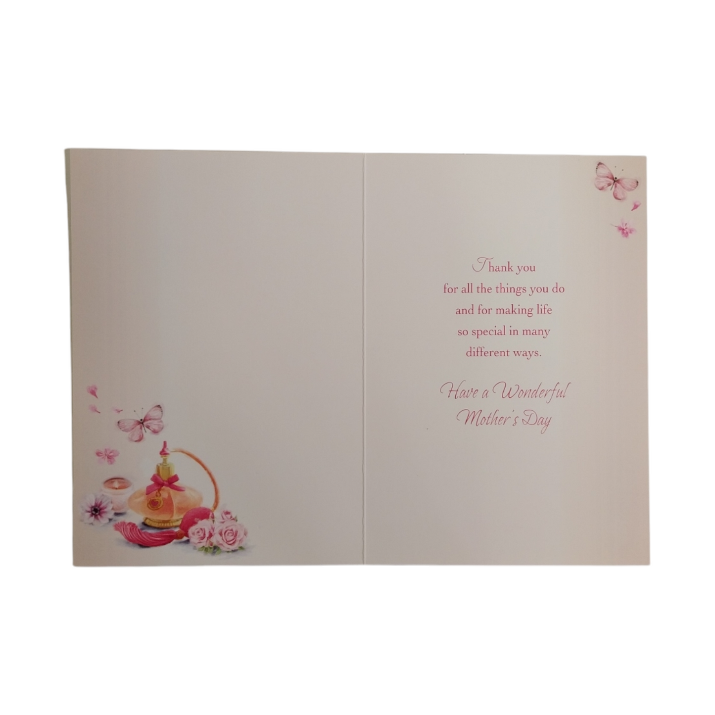 To My Wife Pretty Perfume Design Mother's Day Card