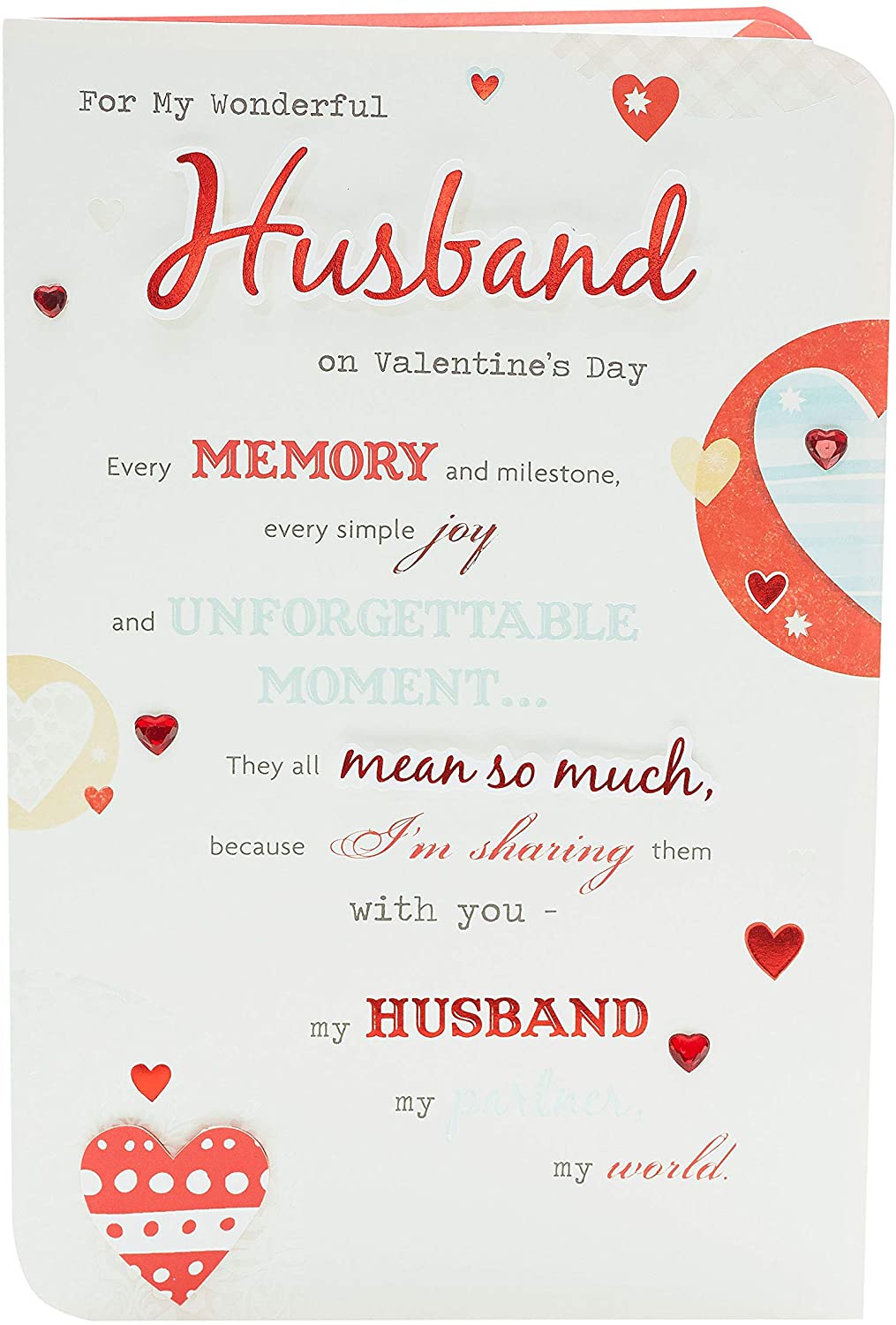 For Husband with Sentimental Message Romantic Valentine's Day Card