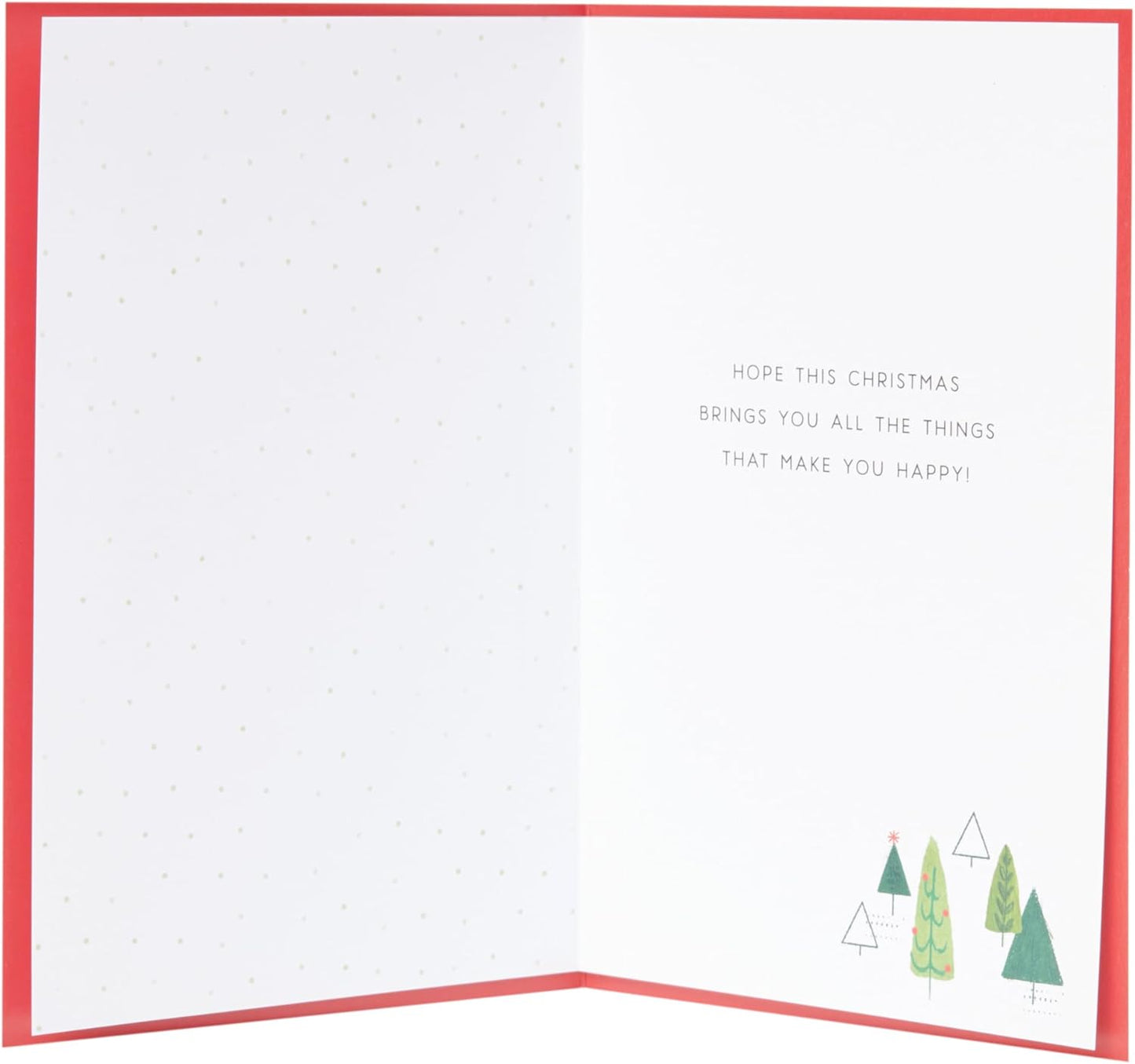 Xmas Trees Design Son Christmas Card