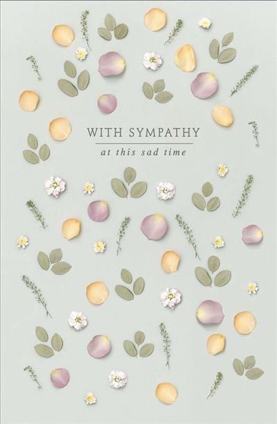 With This Sympathy At This Sad Time Card