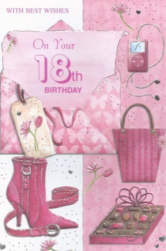 With Best Wishes On Your 18th Birthday card