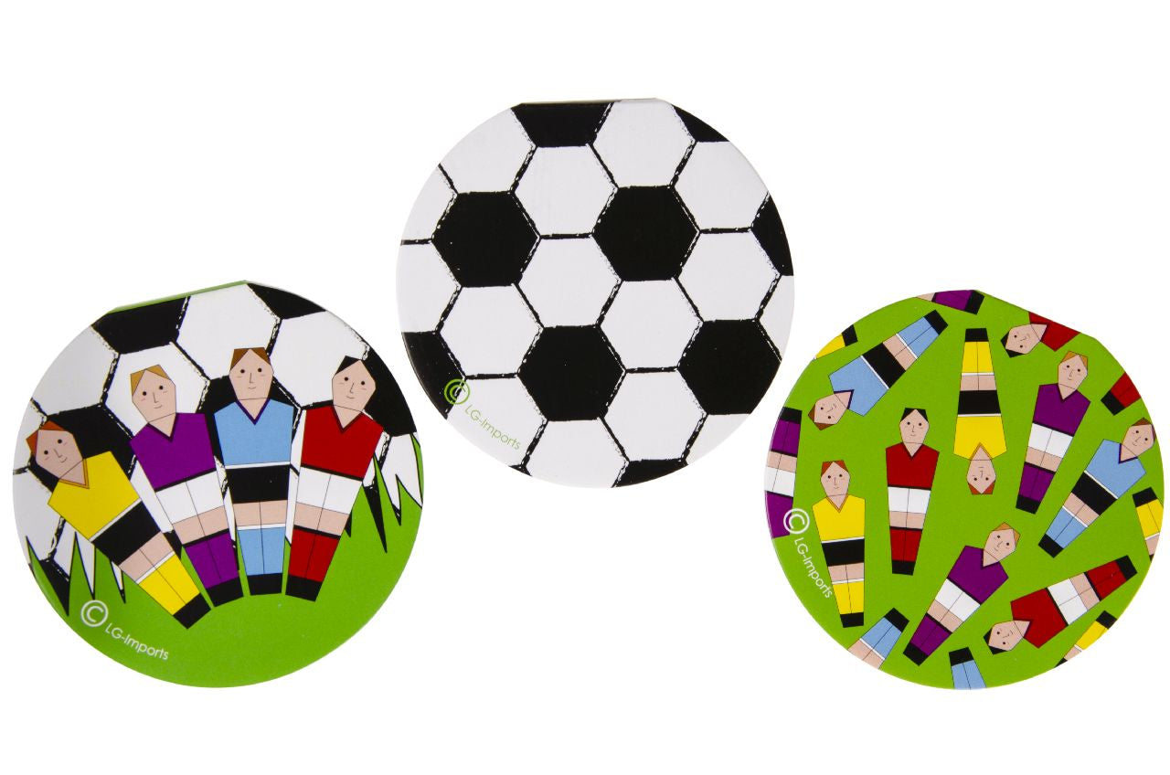 Single Round Football Theme Notebook 8cm