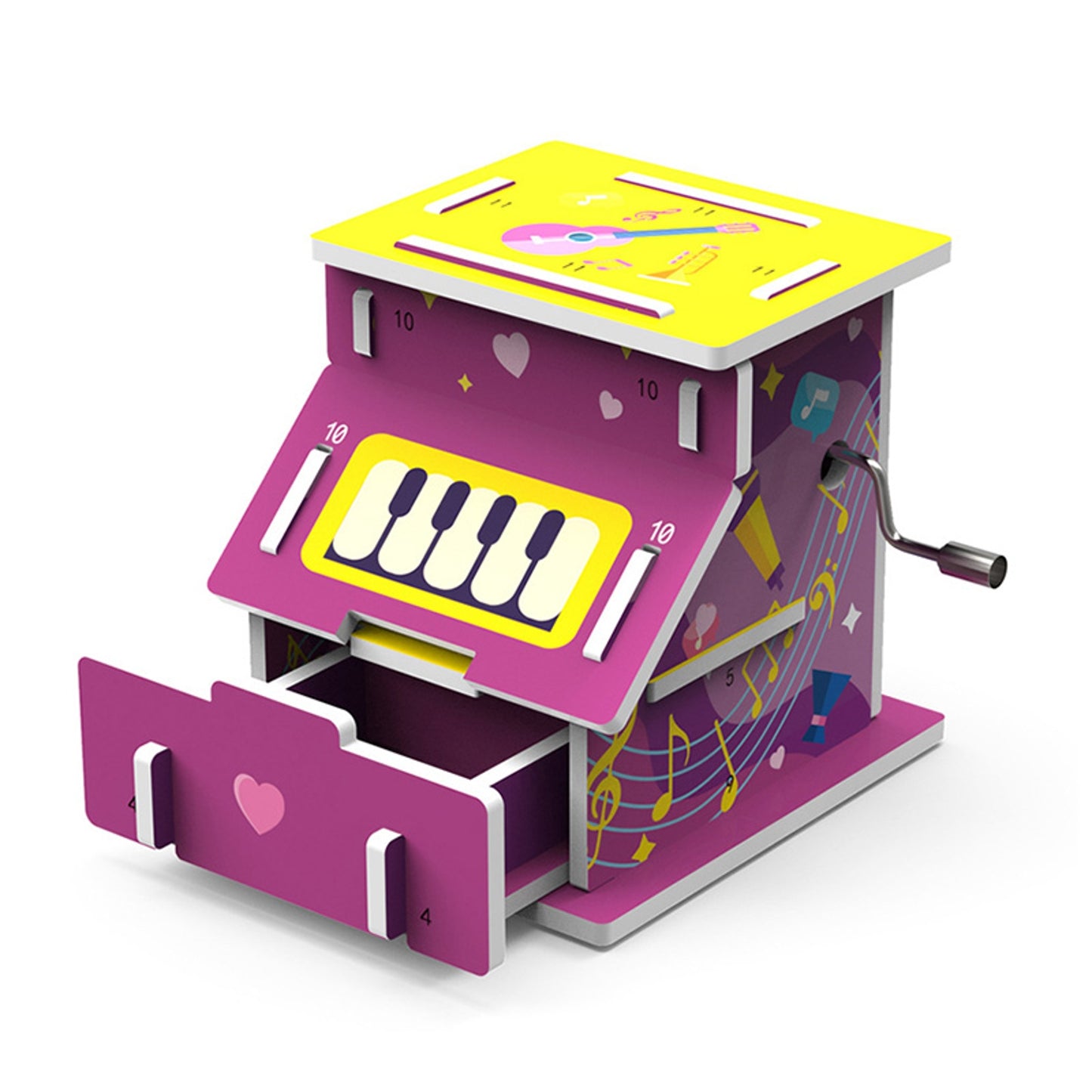 Music Box DIY Educational Stem Toy with Instruction Book