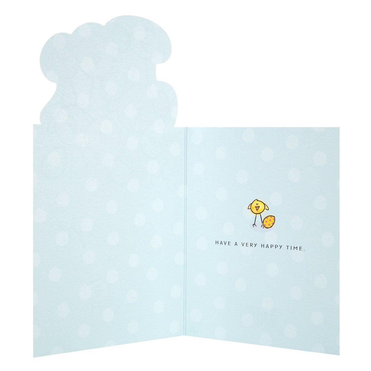 Adorable Chick "Happy Time" Easter Card