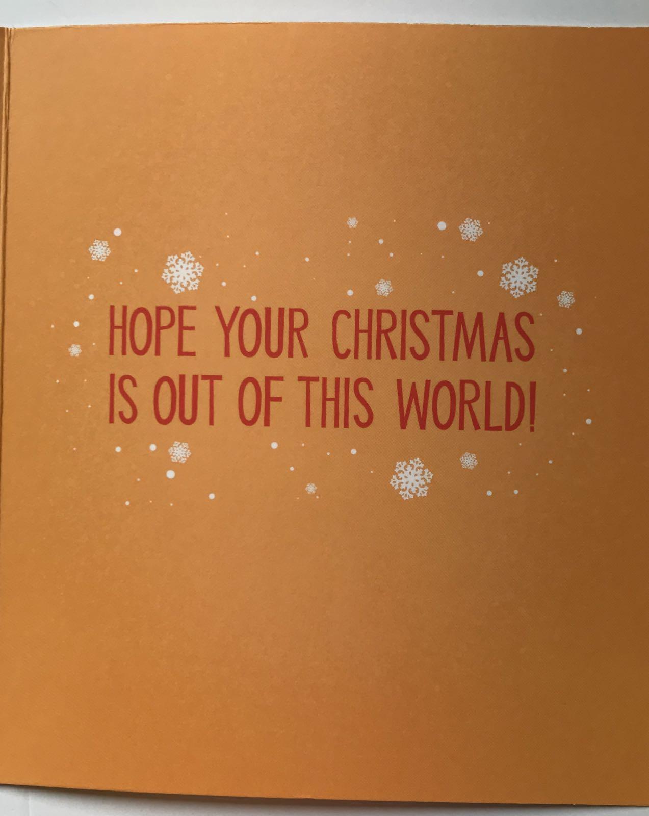 Best Brother On The Planet Christmas Card Embellished Xmas Cards