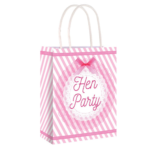 Pack of 12 Bag Hen Party Vintage with handles