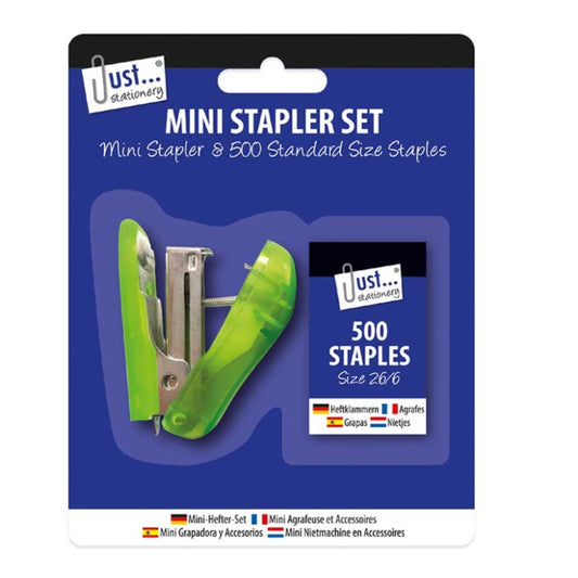 Mini Stapler Set - 500 Staples