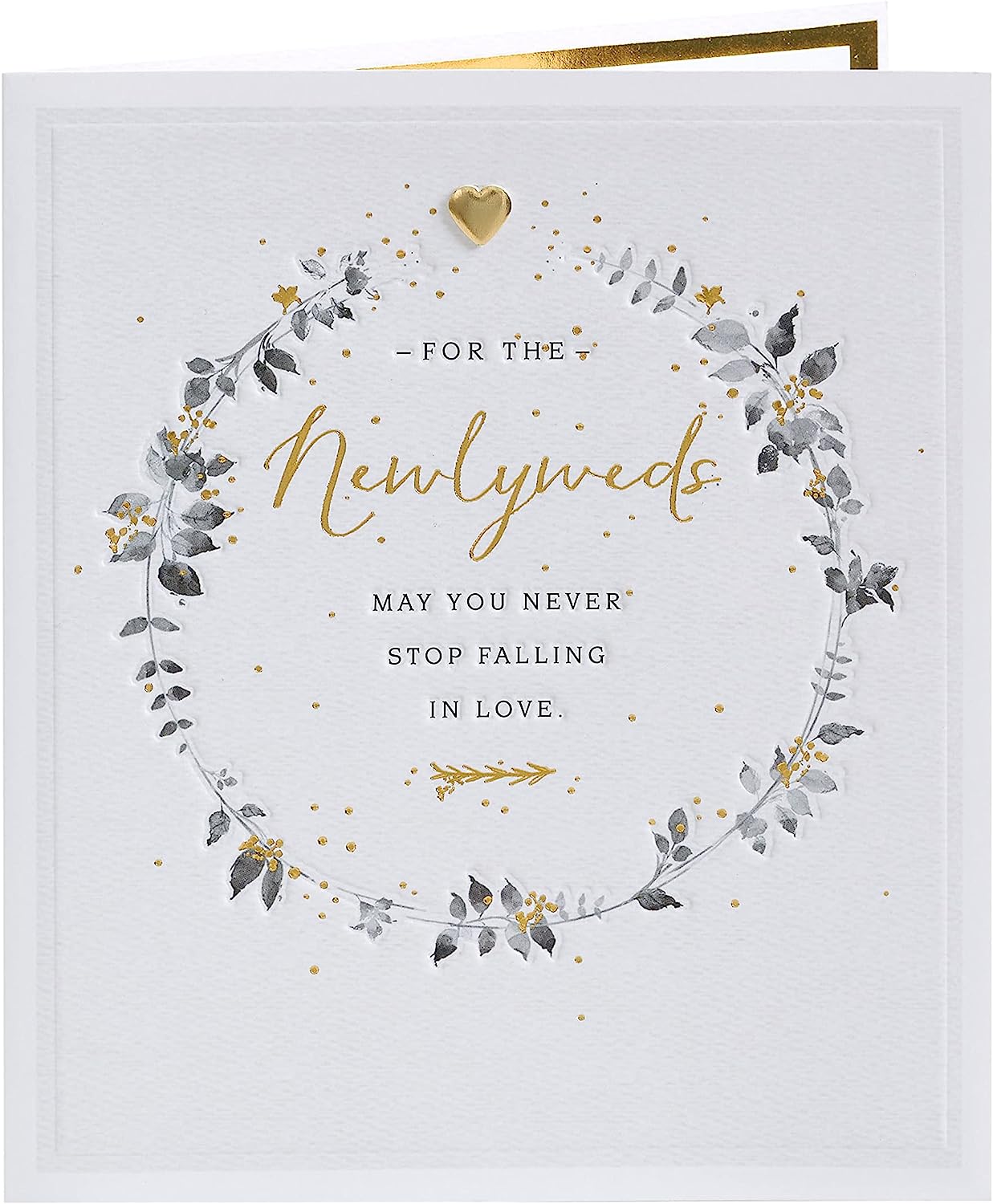 Wedding Congratulations Card Botanical Design