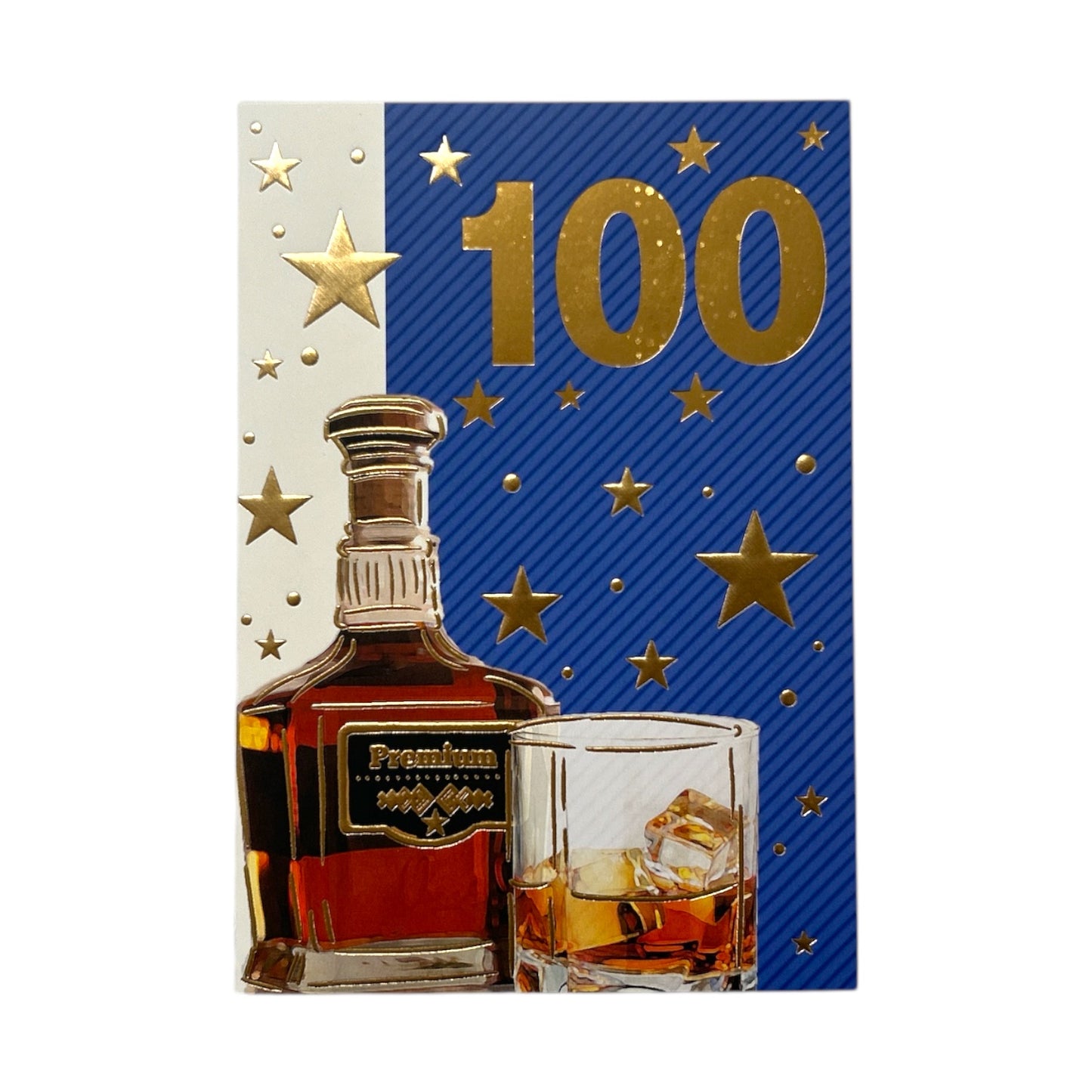 Age 100 Male Traditional Design Birthday Card