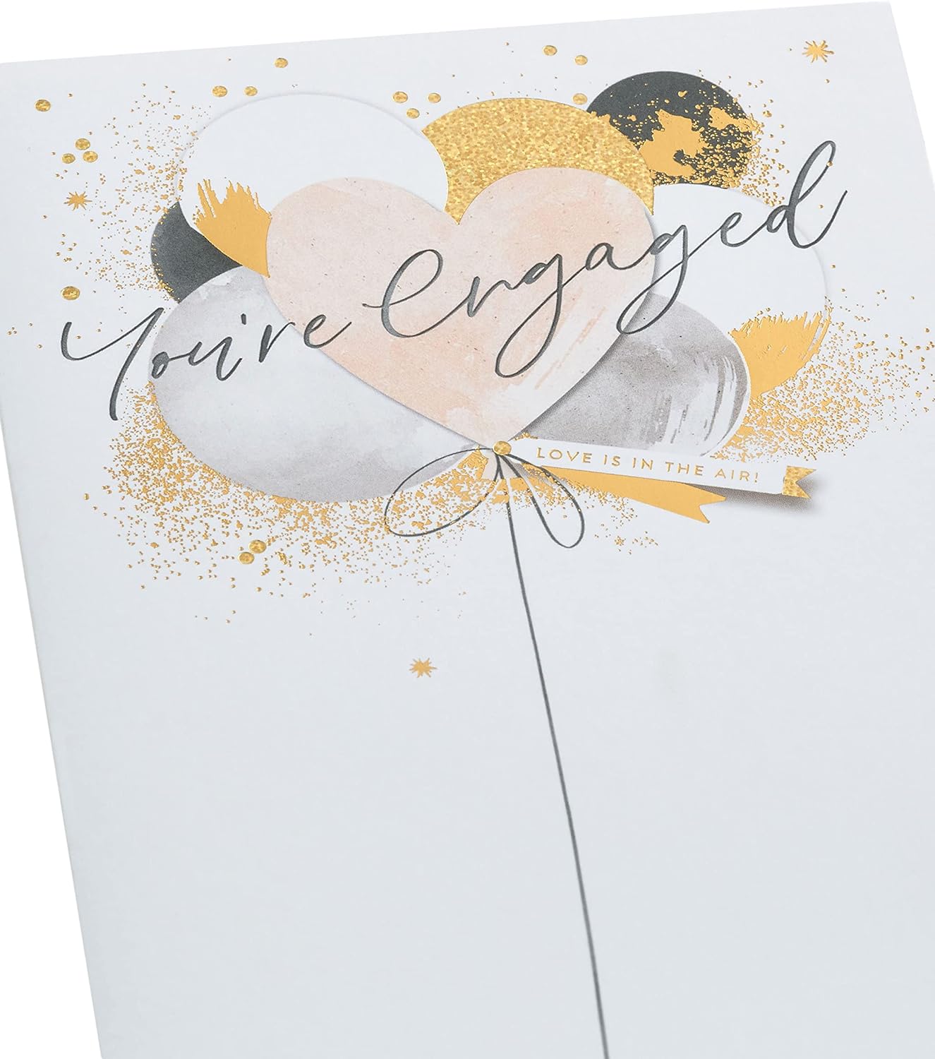 Balloon Design Engagement Congratulations Card