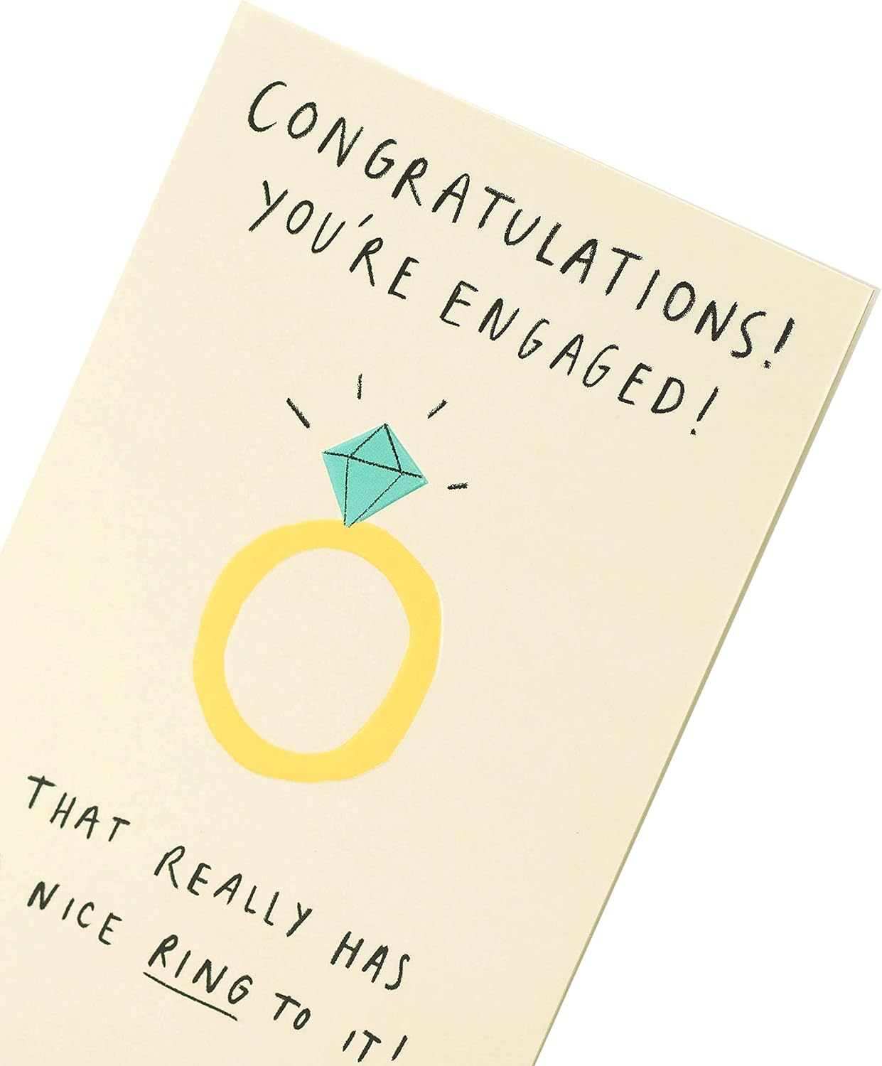 Funny Engagement Congratulations Card