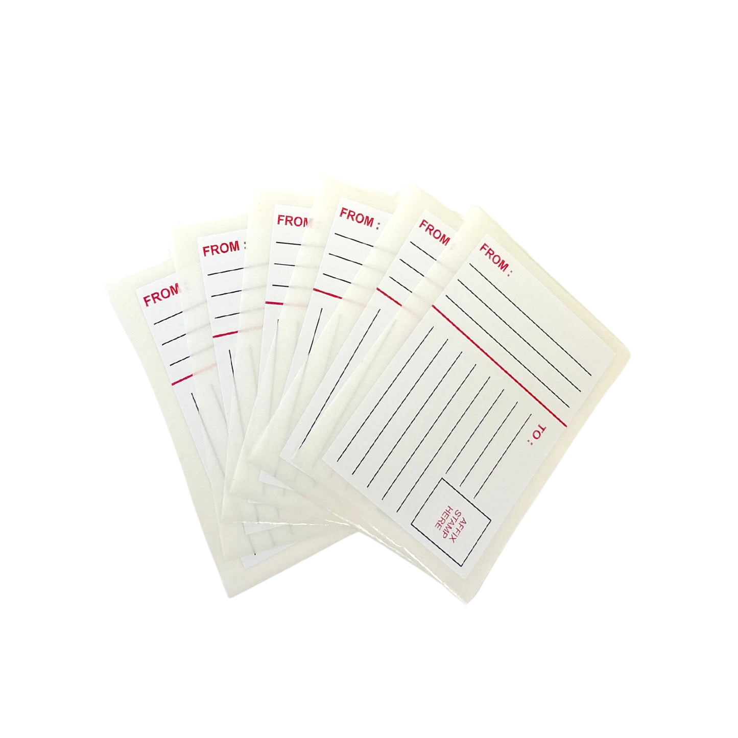 Pack of 42 Return Address 80x110mm Printed Labels
