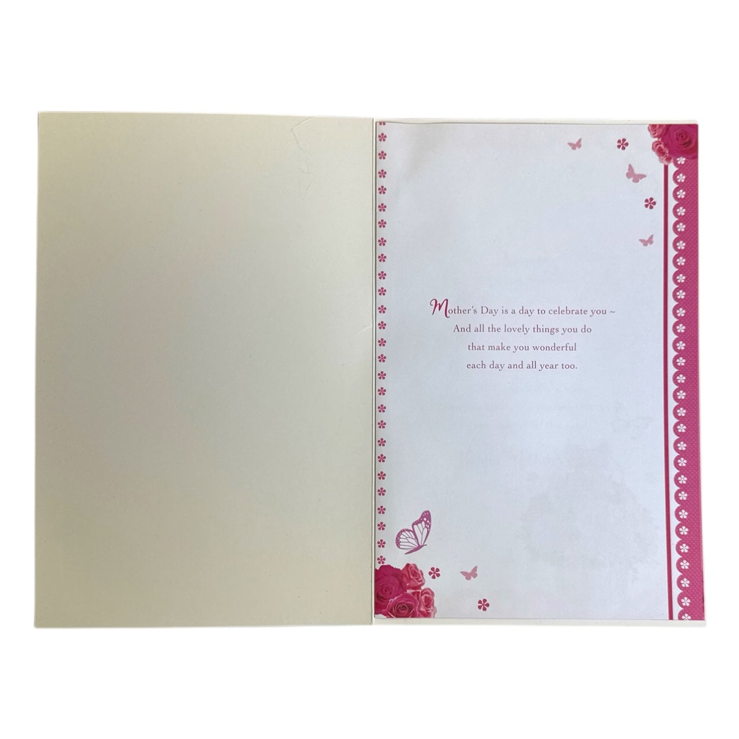 To My Wife Traditional Flower Bouquet Mother's Day Boxed Card