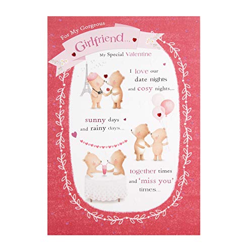Girlfriend Valentine's Day Card 'Cosy Nights'