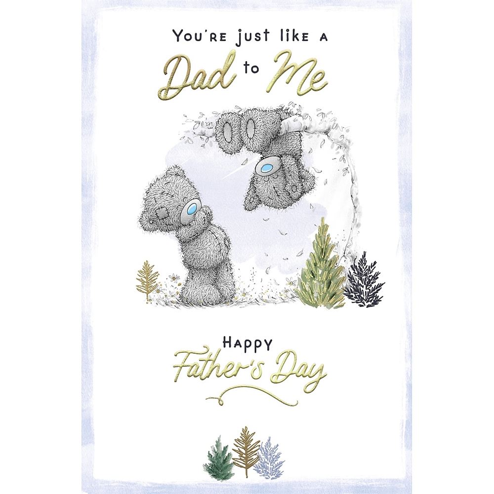 Bears By Tree 'Like a Dad To Me' Father's Day Card